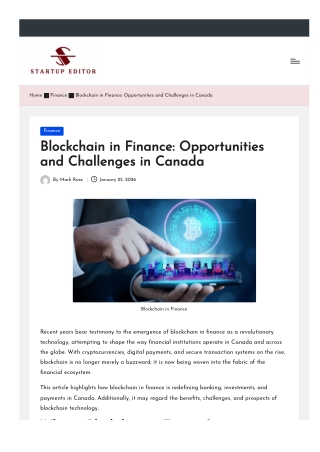 Blockchain in Finance