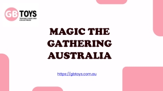 Magic the Gathering Australia - gbtoys.com.au
