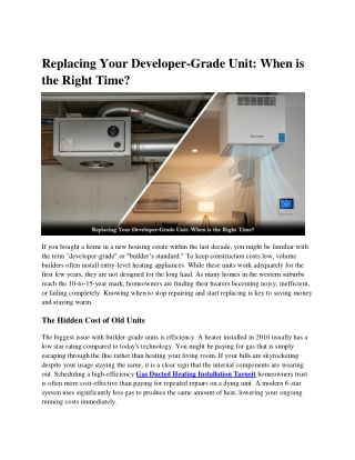 Replacing Your Developer-Grade Unit_ When is the Right Time_