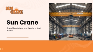 Sun Crane - industrial crane manufacturers