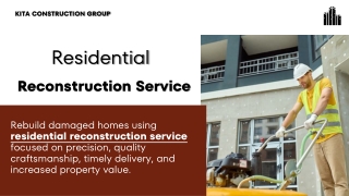 Residential Reconstruction Service
