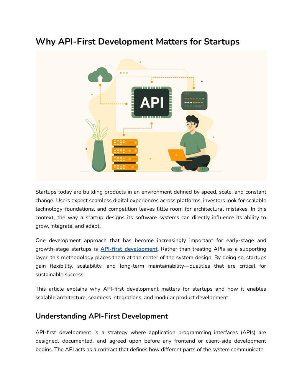 PPT - Why API-First Development Matters for Startups PowerPoint ...