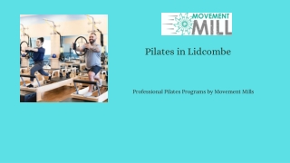 Pilates in Lidcombe | Professional Pilates Care by Movement Mills