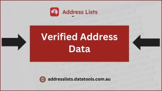 Verified Address Data