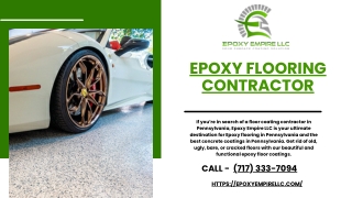 Epoxy Flooring Contractor in Pennsylvania