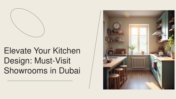 PPT - Elevate Your Kitchen Design: Must-Visit Showrooms in Dubai ...