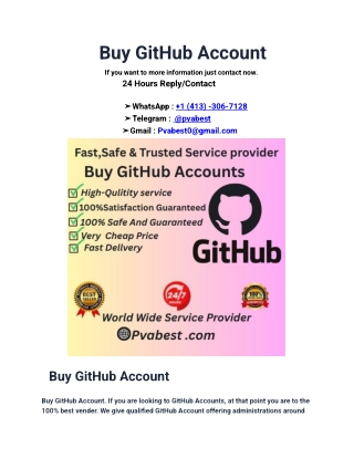 Top 2 Platforms for Buying GitHub Accounts in 2026 Best