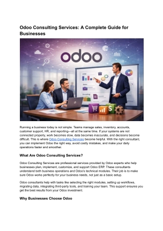 Odoo Consulting Services_ A Complete Guide for Businesses