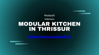 Modular Kitchen in Thrissur – Smart & Stylish Designs  https www.module5.in