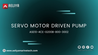 Yuken Ase10-4ce-g200b-b00-3002 Ac Servo Motor Driven Pump 17.5 Mpa 0-100 Hz
