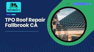 Precision Solutions for Commercial Durability | TPO Roof Repair in Fallbrook, CA