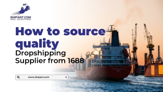 How to source quality dropshipping supplier from 1688
