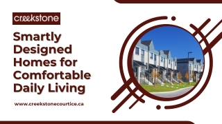 creekstone townhomes