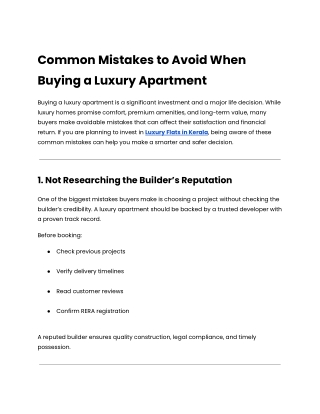 Common Mistakes to Avoid When Buying a Luxury Apartment (1)