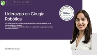 Cirujano de cáncer de próstata Florida - Miami Robotic Surgery
