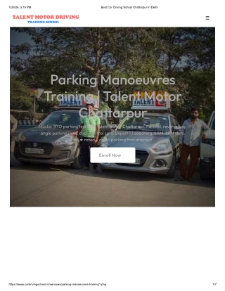 Talent Motor Driving School in Chattarpur Delhi