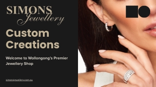 Discover the elegance of custom jewellery crafted with passion and precision