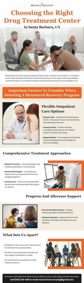 5 Important Factors When Selecting a Drug Treatment Center in Santa Barbara, CA