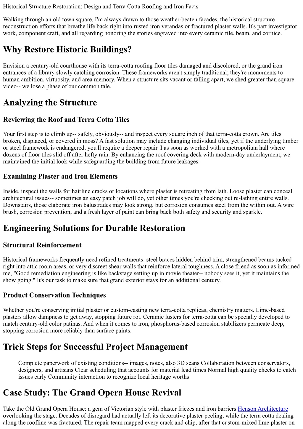PPT - Historic Building Restoration: Engineering and Terra Cotta Roof ...