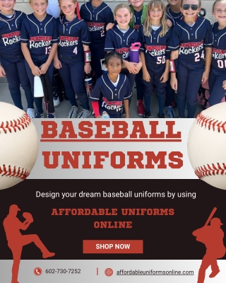 Baseball Uniforms Design By Affordable Uniforms Online