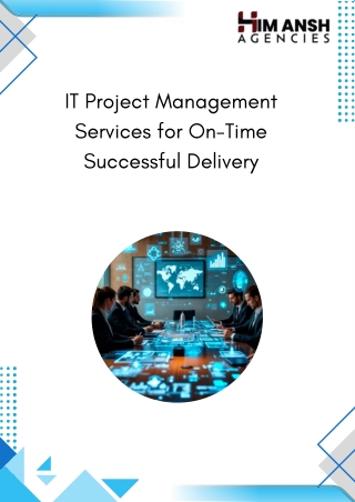 IT Project Management Services for On-Time Successful Delivery
