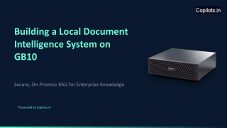 Building a Local Document Intelligence System on GB10 | Copilots.in