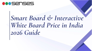 Smart Board & Interactive White Board Price in India 2026 Guide