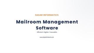 Mailroom Management Software Enhancing Enterprise Logistics & Efficiency