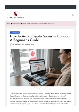 How to Avoid Crypto Scams in Canada