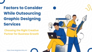 Factors to Consider While Outsourcing Graphic Designing Services.