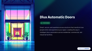 Trusted Automatic Doors Experts in Bangalore