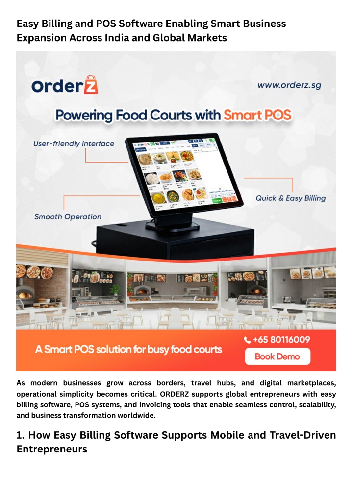PPT - POS Billing Software Transforming Retail and Restaurant ...