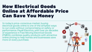 How Electrical Goods Online at Affordable Price Can Save You Money (1)