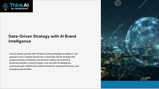 Data-Driven Strategy with AI Brand Intelligence