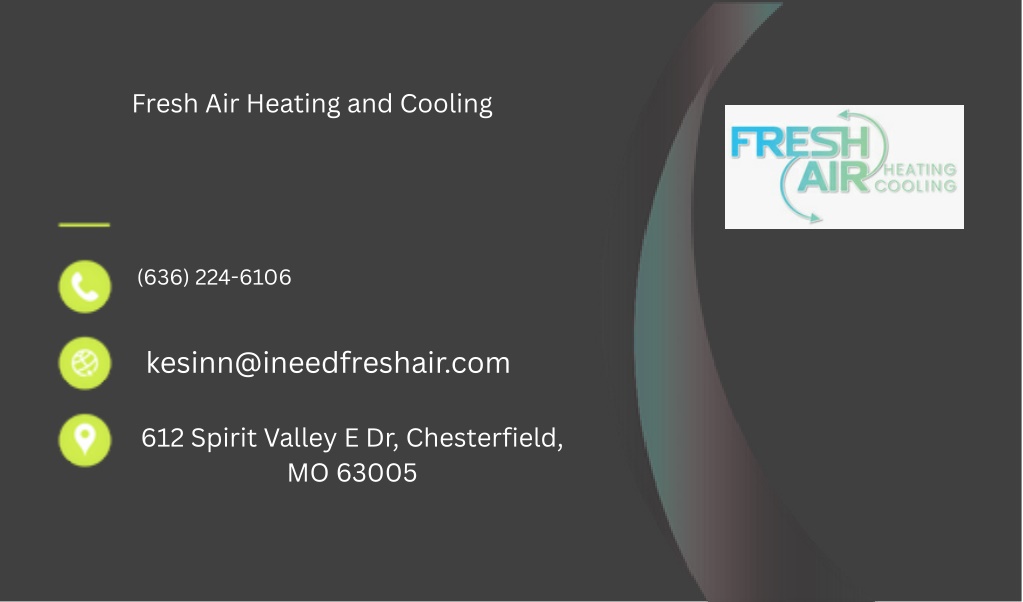 PPT - Fresh Air Heating and Cooling PowerPoint Presentation, free ...