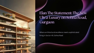 Elan The Statement Sector 49 | Modern Commercial Spaces