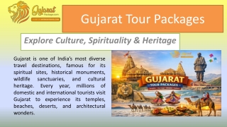Gujarat Tourism Guide – Famous Destinations & Travel Insights