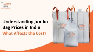Understanding Jumbo Bag Prices in India What Affects the Cost