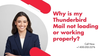 Why is my Thunderbird Mail not loading or working properly
