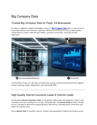 Analytics Companies