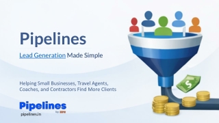Buy Consistent Leads with Pipelines Lead Generation Agency