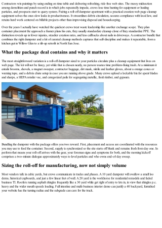 Contractor Bundles: Dumpster Rental   Construction Site Cleanup Kit