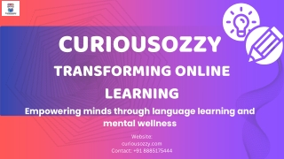 Curiousozzy – Transforming Online Learning