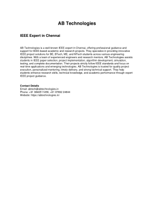 AB_Technologies_IEEE_Expert_in_Chennai
