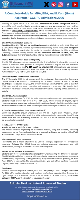 A Complete Guide for MBA, BBA, and B.Com (Hons) Aspirants
