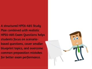 HPE6-A85 Study Plan Using HPE6-A85 Exam Questions to Avoid Common Mistakes