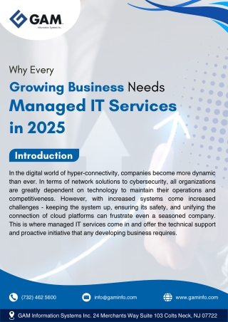 Why Every Growing Business Needs Managed IT Services in 2025