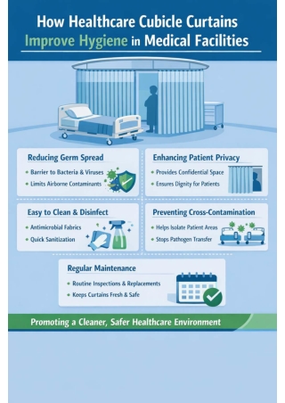How Healthcare Cubicle Curtains Improve Hygiene in Medical Facilities