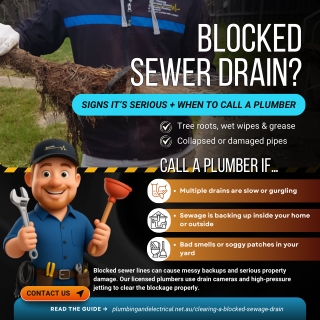 Blocked Sewer Drain? Signs It’s Serious and When to Call a Plumber