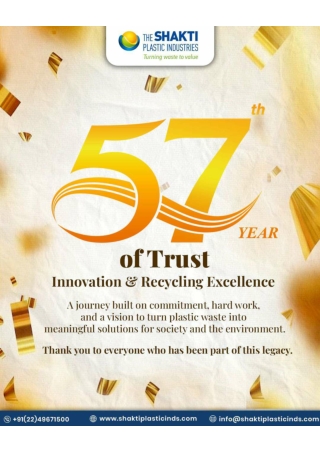 57th Years of The Shakti Plastic Industries